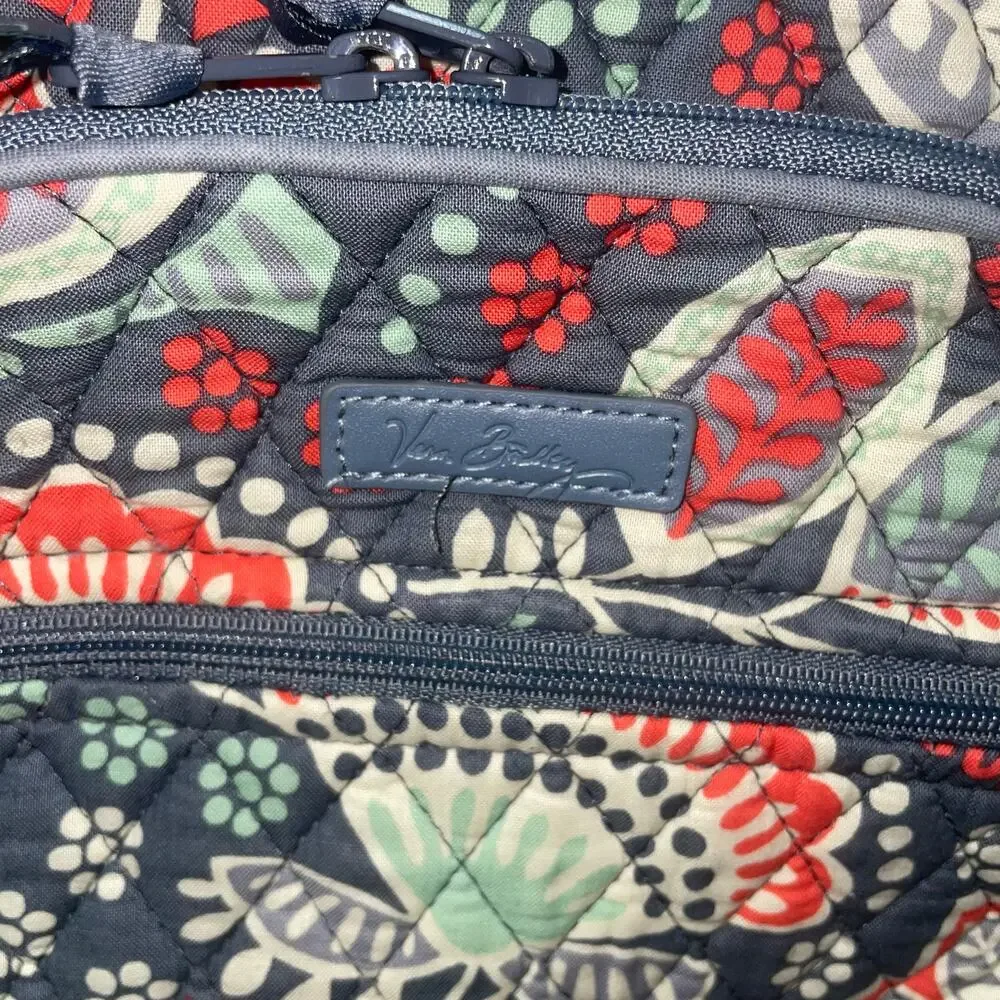 Vera Bradley Campus Backpack Nomadic Floral Quilted Travel Bag Carry On Large - Picture 12 of 16